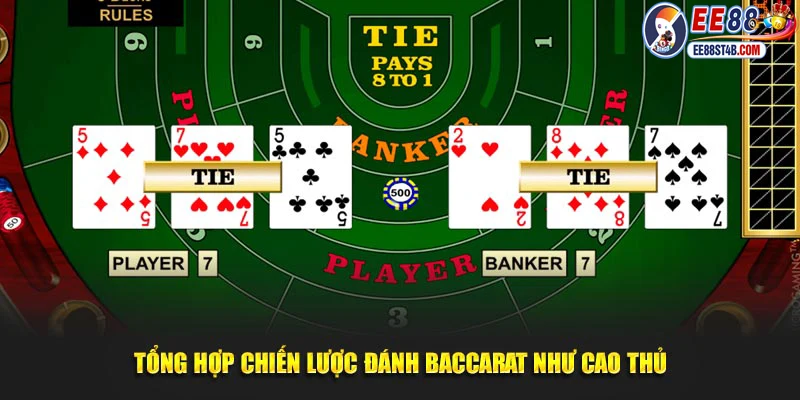 Tổng hợp chiến lược đánh Baccarat như cao thủ